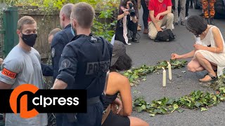 Paris 2024 :Manifestation pour les "Jardins ouvriers à Défendre" (5 septembre 2021, Aubervilliers)