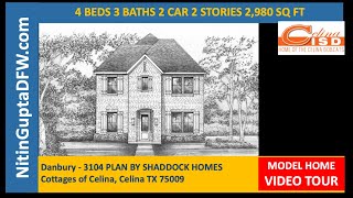 Shaddock Homes at Cottages of Celina in Celina TX | Danbury Plan 3104 Video Tour | Celina Home Tour