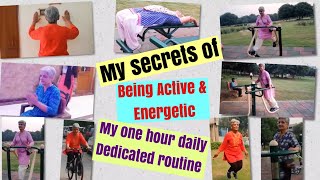 One hour dedicated fitness routine,चुस्त दुरुस्त रहने के लिए प्रतिदिन एक घंटा, my fitnesses routine