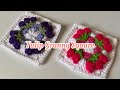 Crochet Tulip Granny Square Tutorial #102