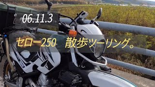 06.11.3  セロー250 散歩ツーリング。