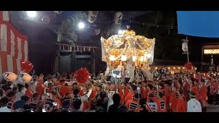 令和6年魚吹八幡神社秋祭り宮出9番津市場