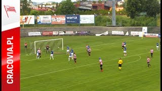 Skrót sparingu Sandecja Nowy Sącz - Cracovia 1:0 (24.06.2017)