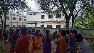 bathukamma festival in degree college in nirmal