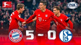 Bayern Múnich - Schalke 04 [5-0] | GOLES | Jornada 19 | Bundesliga