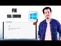 How to Resolve ERR_SSL_VERSION_OR_CIPHER_MISMATCH Error Step by Step