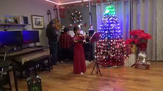 A Medley of Christmas and New Year Songs 2025 from Victoria Nguyen at her uncle's house.