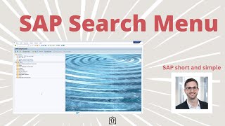 SAP Search Menu