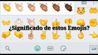 ¿Significado de los Emojis? (MANITAS) 👋✌🤞