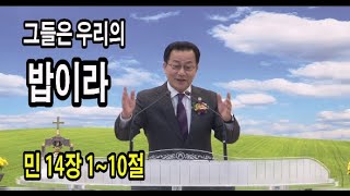 그들은 우리의 밥이라/ 행복한교회 조영구목사님 2024.11.24.주일설교/ 민 14장 1~10절