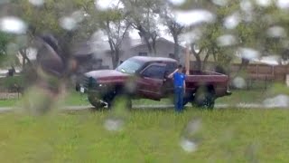 Soldier Pulls Off Road To Salute Fallen Vet's Funeral Procession In Pouring Rain