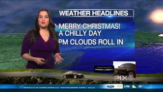 PIX11 Morning News - Jeannette Calle curvaceous body (12-25-13)