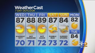 New York Weather: CBS2 6/25 Evening Forecast at 5PM