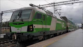 Vectron VR series Sr3: InterCity leaves Oulu for Rovaniemi