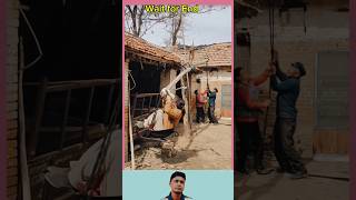 আমার শ্বশুর একটি স্ব-হাতে মই তৈরি করেছেন|funny video 2024|funny video china #shorts #funny #viral