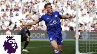 Harvey Barnes equalizes in stoppage time for Leicester v. West Ham | Premier League | NBC Sports