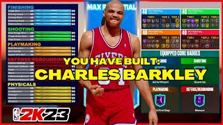 This CHARLES BARKLEY Build may be a PROBLEM in Nba2k23...