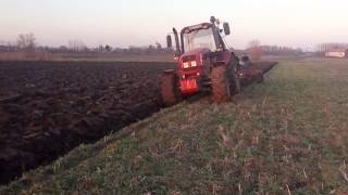 MTZ 1221.5 + HELTI SPB TITAN-Z 4FV-1050 őszi szántás.(2016)