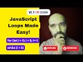 Master JavaScript Loops in 1 hour: For Loop & While Loop Explained with Real Examples!