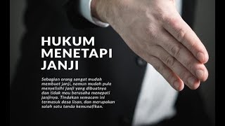 Hukum menepati janji dalam islam