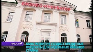 Банк развития создаст кредитные продукты для некоторых районов страны