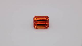 Mandarin Granat - orange, achteck, 11x9 mm, 7,07 cts, Nr. MG50002