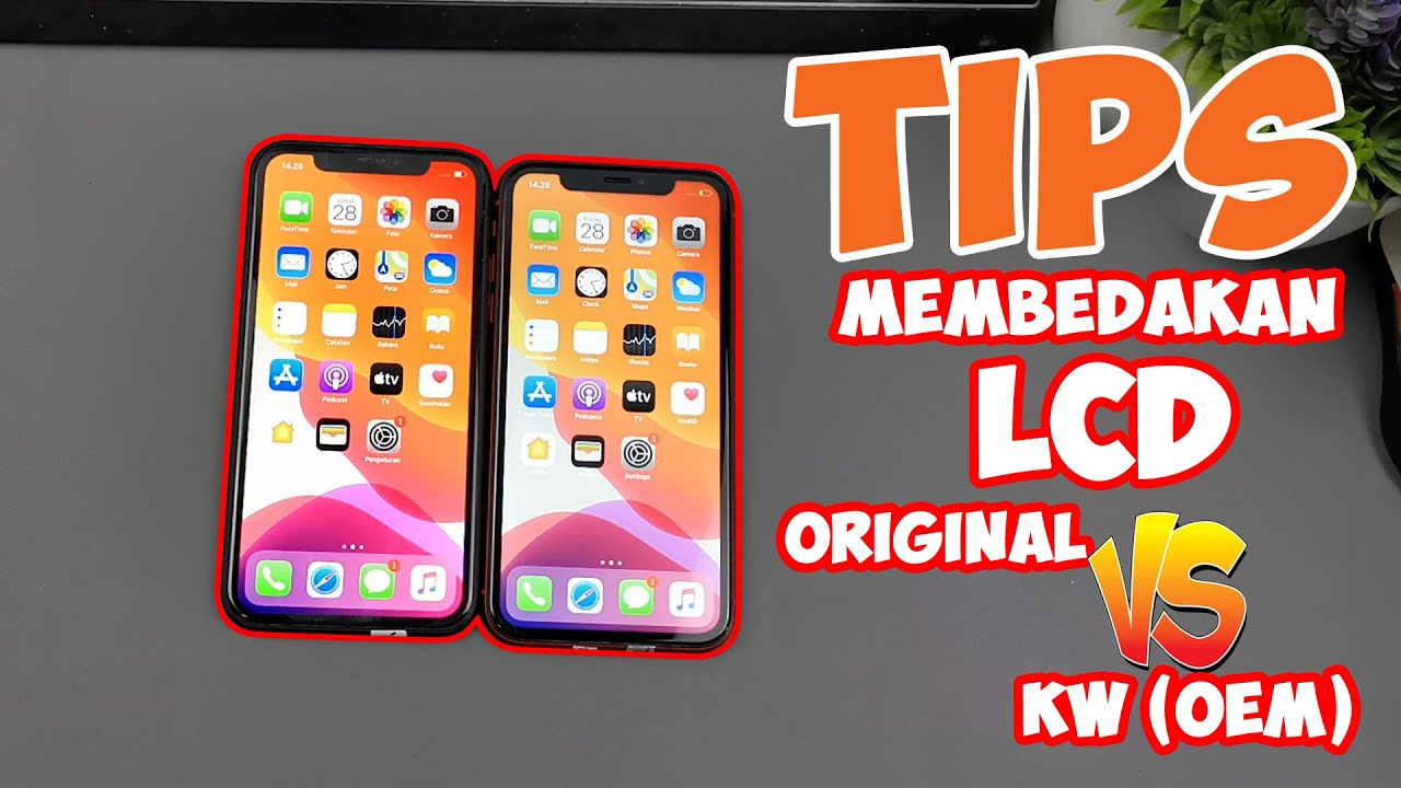 DENGAN 2 CARA INI KALIAN LANGSUNG BISA BEDAIN LCD ORI IPHONE XR ...