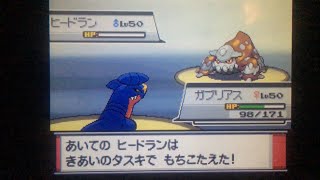 ポケモンハートゴールドソウルシルバー　バトルタワー金クロツグ戦　Pokémon HGSS battle tower VS frontier brain