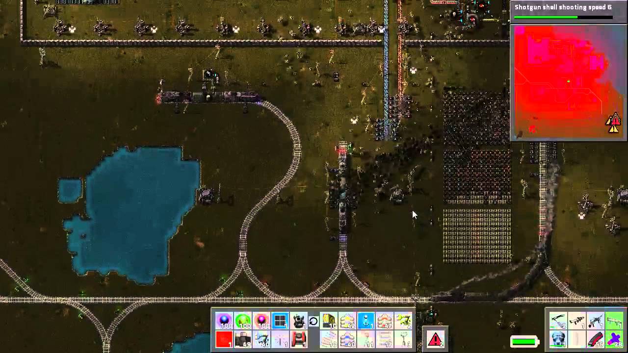 My First Factorio Train Set Youtube