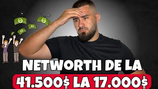 NetWorth De La 41.500 $ La 17.000$