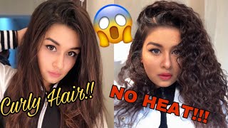 Get Curly Hair WITHOUT HEAT!