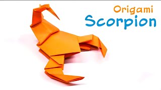 Easy Origami Scorpion || How to makePaper Scorpion step by step