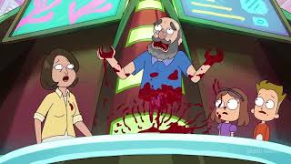 Tickets Please Guy Gets Cut in Half - Rick and Morty