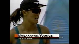 1997 Evian Open - Womens Beach Volleyball Final - Arce \u0026 Peak vs.  Masakayan \u0026 Youngs - Part 5