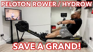 D.I.Y. PELOTON ROWER / HYDROW ALTERNATIVE! |  PREMIUM SET UP | Step-by-step Guide.