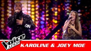 Karoline og Joey Moe | "Mest Ondt" af Burhan G | Finale | Voice Junior Danmark 2016