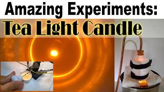 What Can A TEA LIGHT Do? Grid Down Experiments in my Solar Workshop! #DIY #experiment