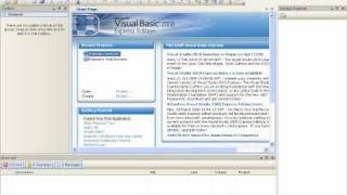 How To Make A Simple Program In Visual Basic 2008