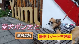 湯快リゾート湯村温泉＋わんに来たよ🐶