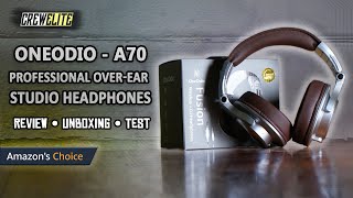 OneOdio - A70 Professional Bluetooth Studio DJ Headphones | Share-port \u0026 Stereo Sound [REVIEW]