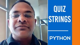 Python quiz strings