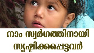 നാം സ്വര്‍ഗത്തിനായി സൃഷ്ടിക്കപ്പെട്ടവര്‍ | Sunday Shalom | shalom tv