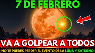 ¡Te lo advertí!🚨¡La conjunción de la LUNA y SATURNO el 31 de enero de 2025 cambiará toda tu vida!🌕