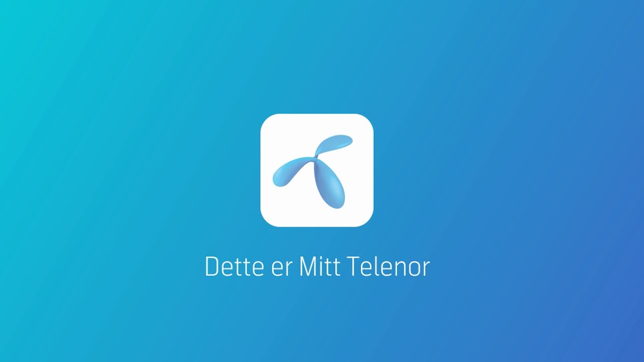 Dette Er Mitt Telenor-appen | Telenor Norge - YouTube