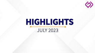 Program Highlights July 2023: Financial Acumen, Women Leadership and Chief Strategy Officer Program.