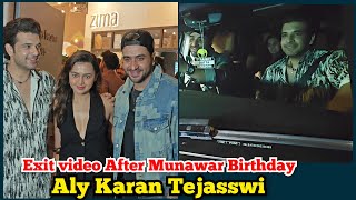 Tejran With Aly Goni | karan Kundrra With Aly Goni Promoting Tejasswi Prakash MasterChef Show