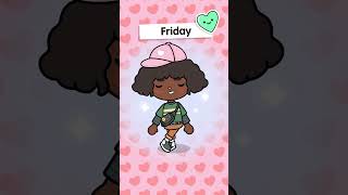 A week in outfits! #shorts #tocalifeworld #tocaboca