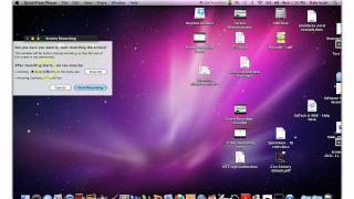 Making a Screencast using QuickTime Player