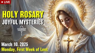 🔴 Rosary Monday Joyful Mysteries of the Rosary March 10, 2025 Praying together