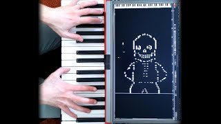 Drawing Sans with a Piano (Undertale / Live MIDI Art)